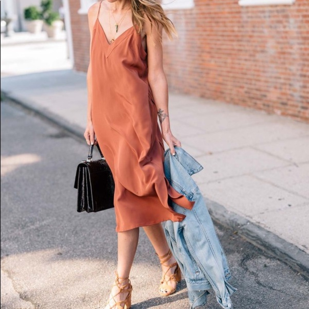 Cuyana Silk Slip Dress Sz Small